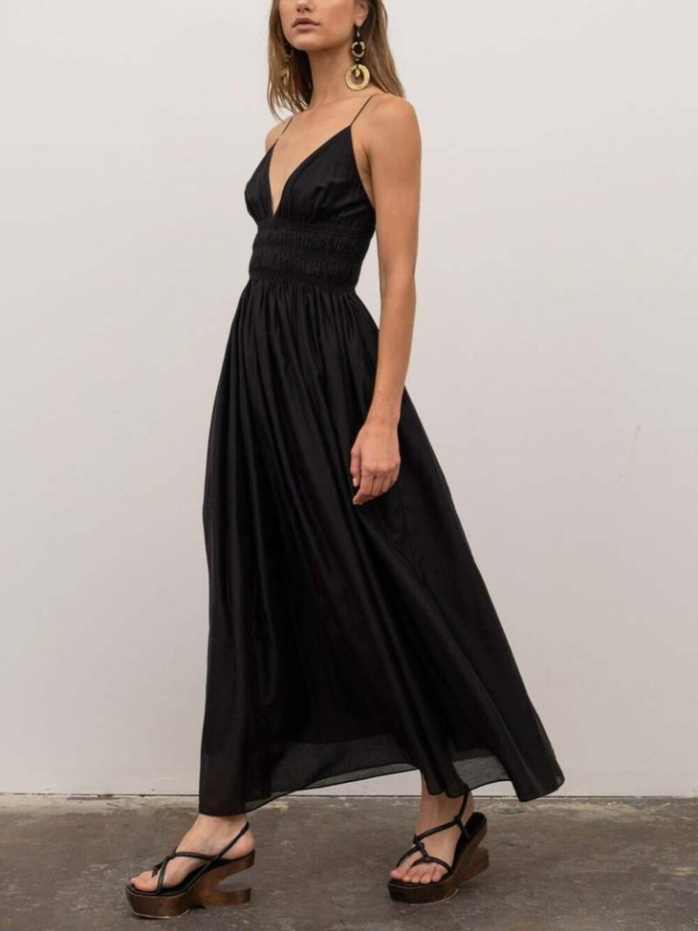 Gorgeous Moon River Tencel V-Neck Dress Size XS